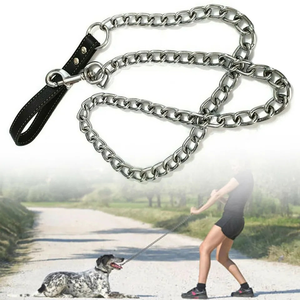 Heavy Duty Metal Chain Dog Lead