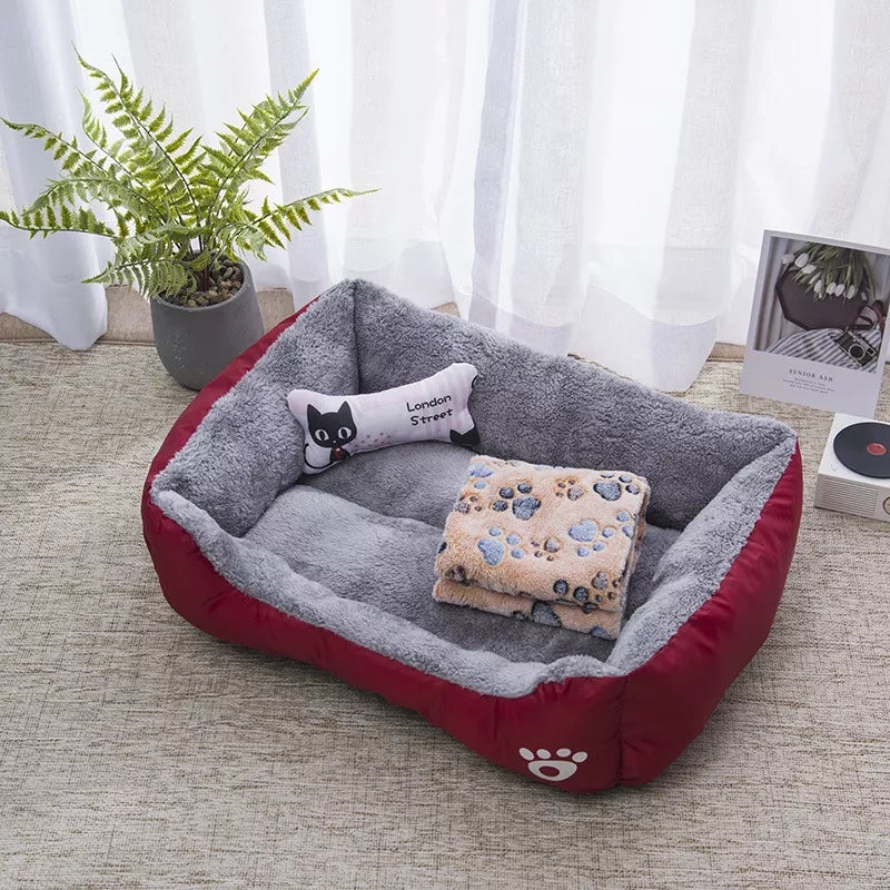 Dog Bed Grey/black