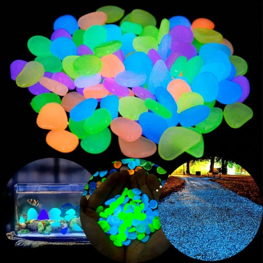 Glow in the Dark Pebbles - Fish Tank