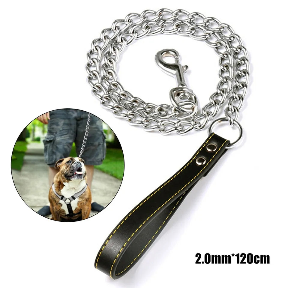 Heavy Duty Metal Chain Dog Lead