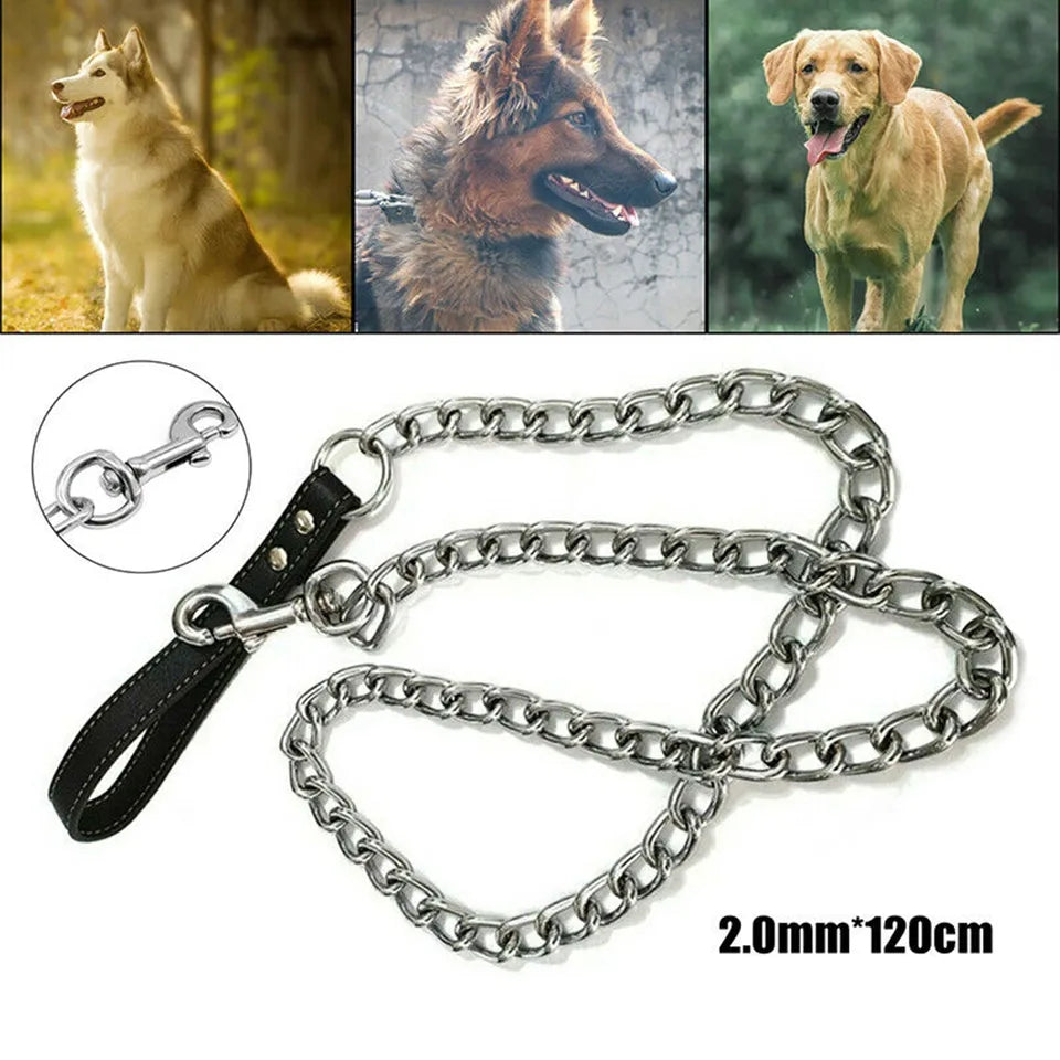 Heavy Duty Metal Chain Dog Lead
