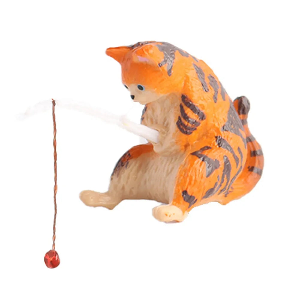 Fishing Cat, Fish Tank Decoration