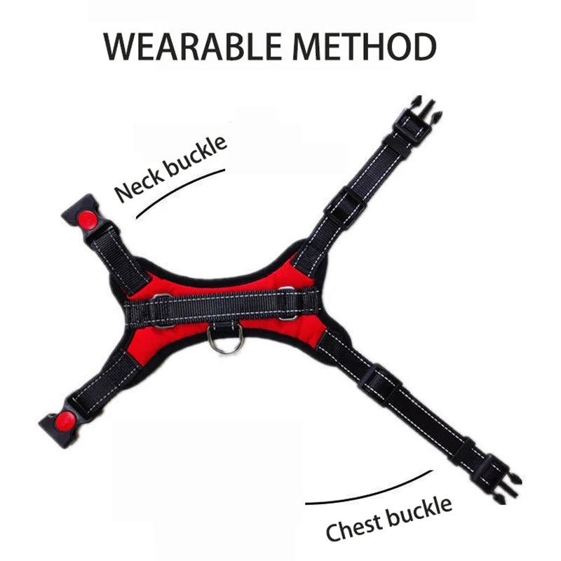 Dog Harness Quick Release Vest - Small Black