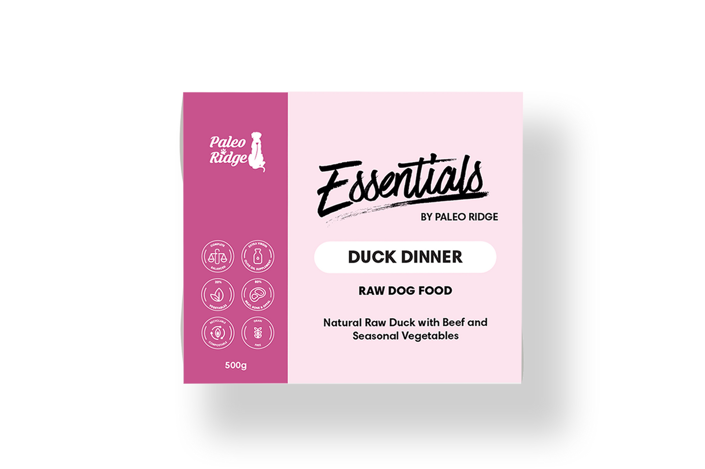 Paleo Ridge Essentials Duck Dinner X 10 (500g)