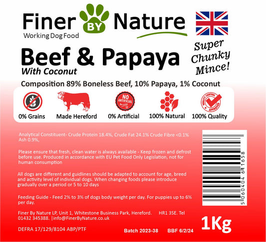 Finer by Nature Beef Papaya