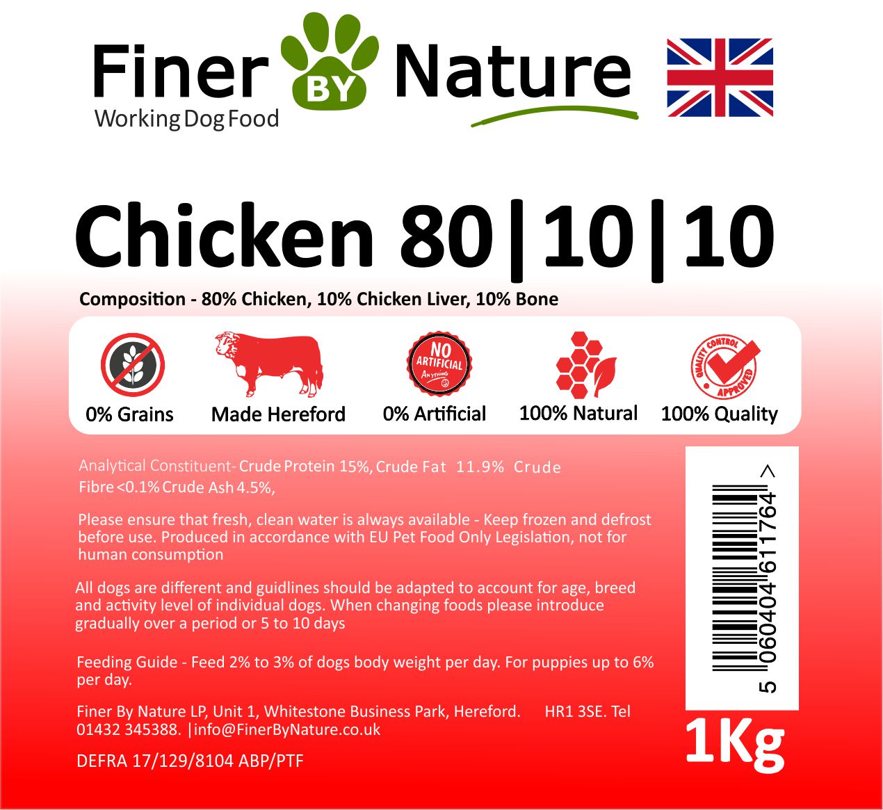Finer by Nature CHICKEN 80/10/10