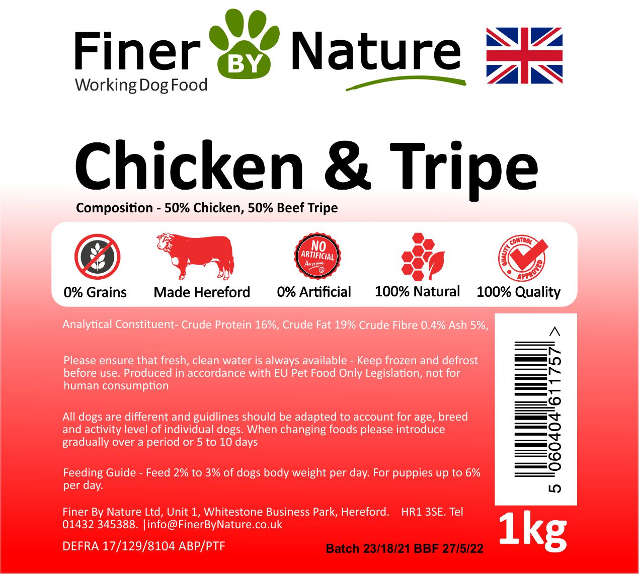 Finer by Nature CHICKEN & TRIPE