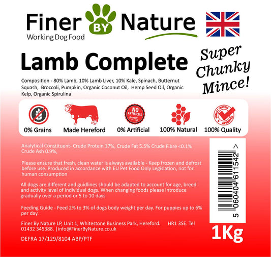 Finer by Nature LAMB COMPLETE