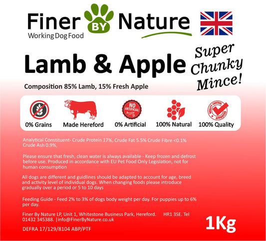 Finer by Nature LAMB & APPLE MINCE