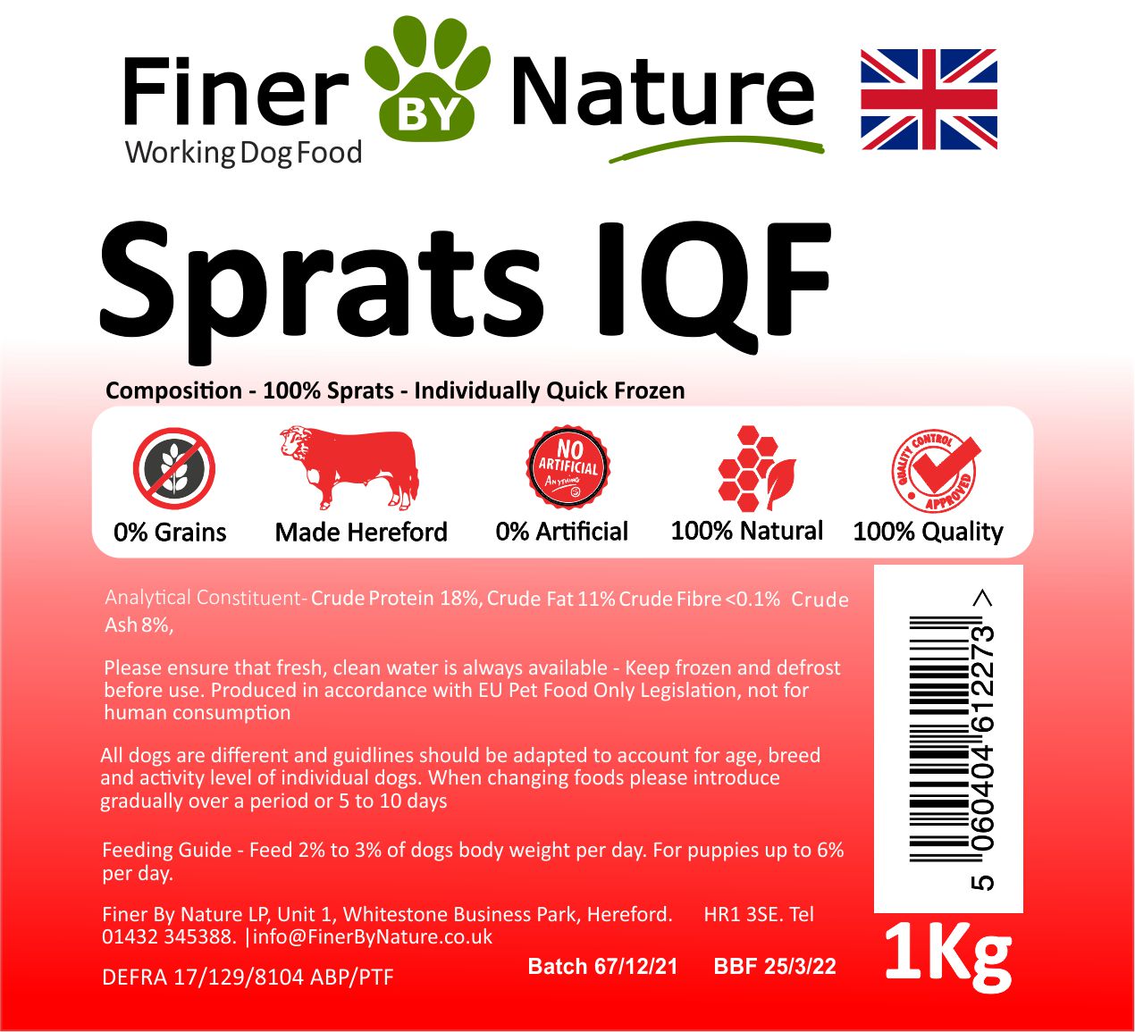 Finer by NatureIQF SPRATS  RAW