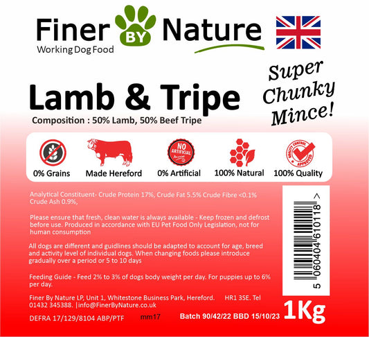 Finer by Nature LAMB & TRIPE MINCE