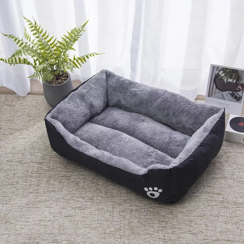 Dog Bed Grey/black