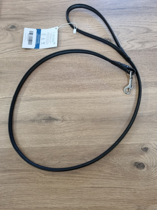 Project Blu Black Apple Leather Leash