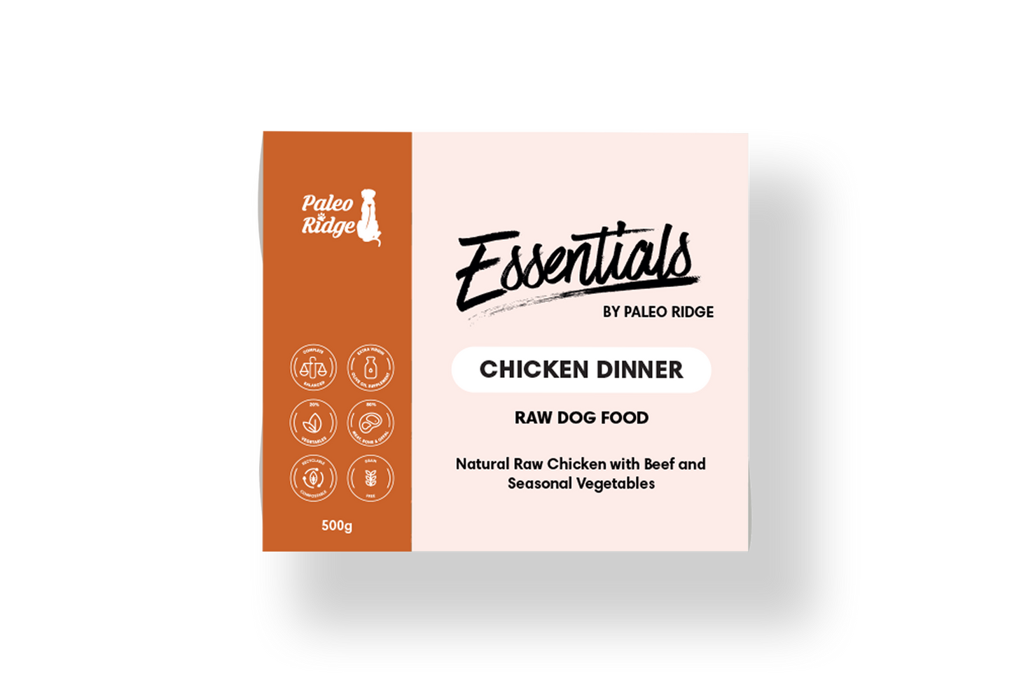 Paleo Ridge Essentials Chicken Dinner X 10 (500g)