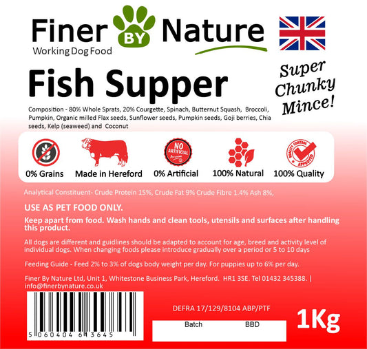 Finer by Nature FISH SUPPER RAW