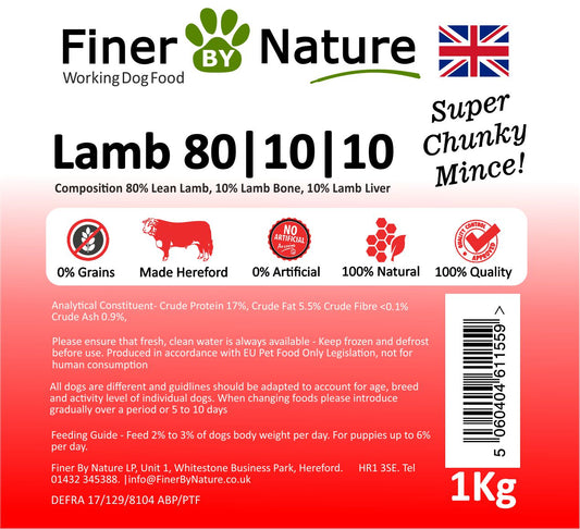 Finer by Nature LAMB 80/10/10