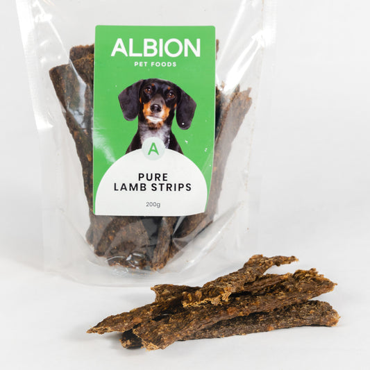 Pure Lamb Meat Strips - 100g