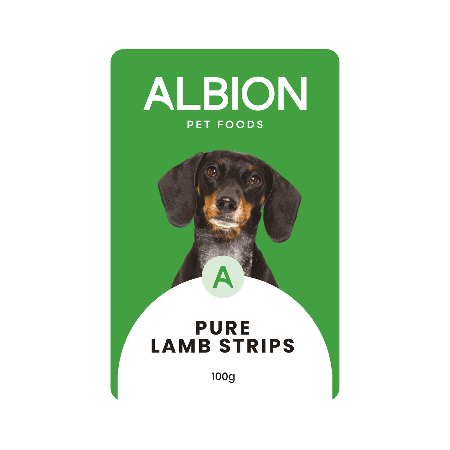 Pure Lamb Meat Strips - 100g
